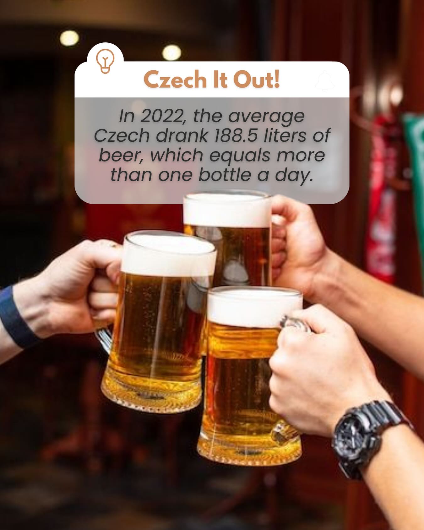 We’re kicking off a brand new series called Czech It Out! 🇨🇿 Get ready for the most random (and awesome) facts about Czechia - perfect for flexing your knowledge at parties, dates, or whenever you need a fun icebreaker🍻
#czechitout #randomczechfacts #randomfacts #beer #czechrepublic