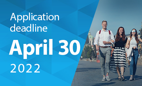 April 30 – Application deadline for English-taught programmes